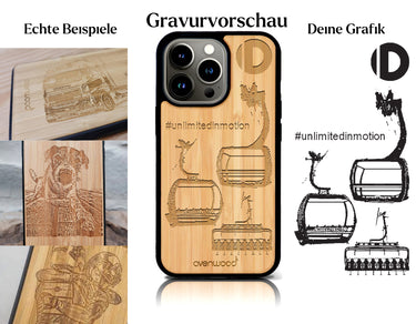 INDIVIDUELL iPhone 14 Pro Bambus-Kunststoff